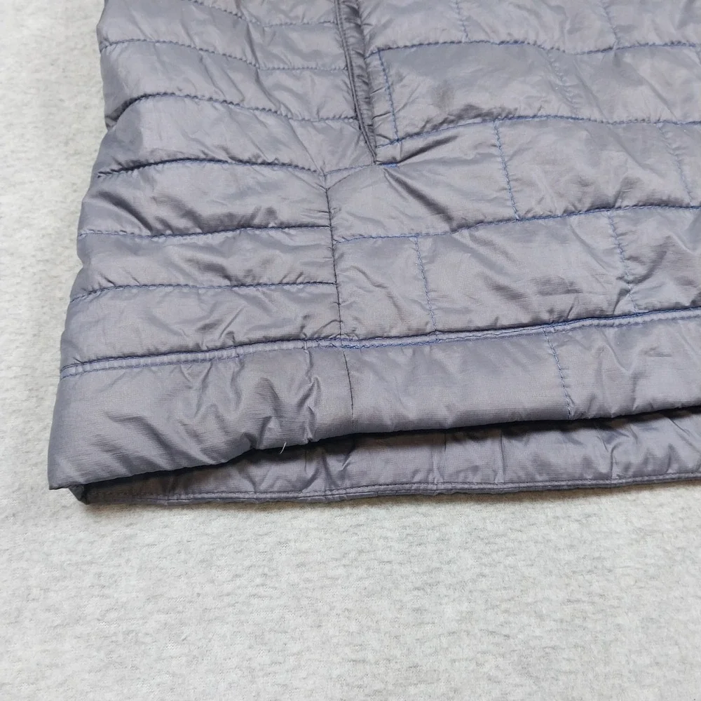 Patagonia Pullover Womens Large Gray Nano Puff Bivy Hoody Quilted 84196 Jacket